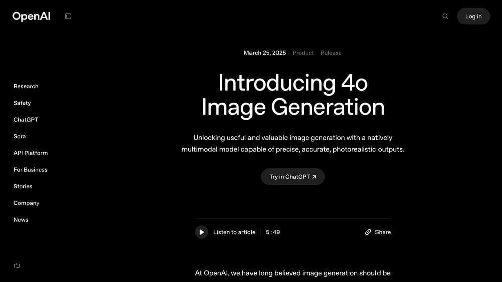 4o Image Generation