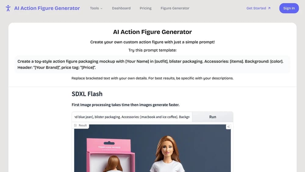 AI Action Figure Generator