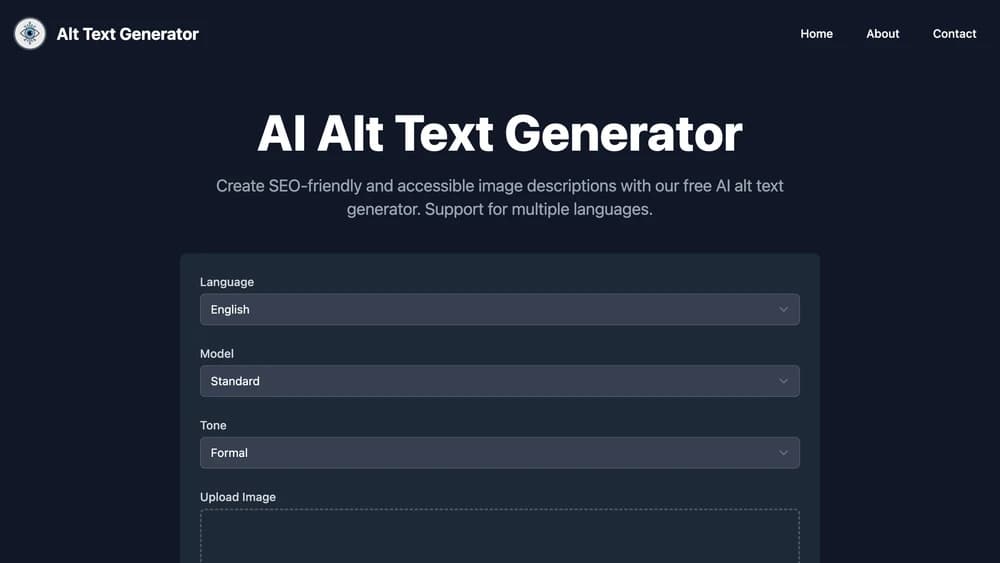 AI Alt Text Generator