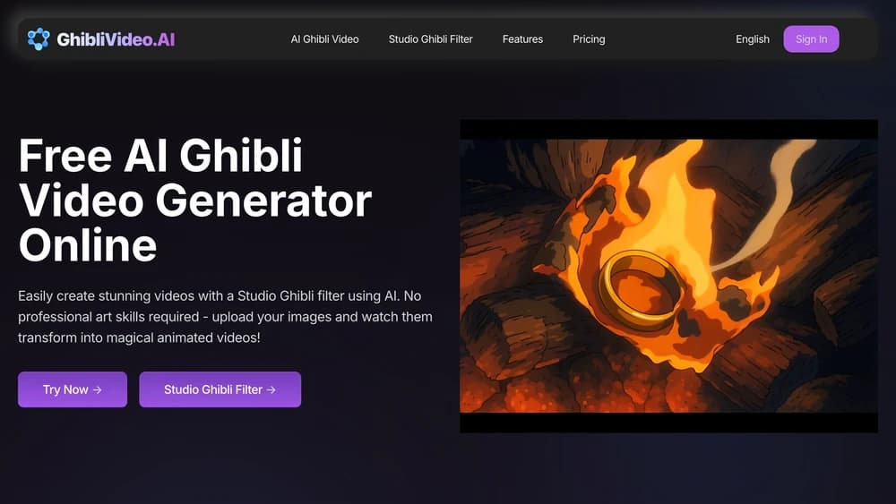 AI Ghibli Video Generator
