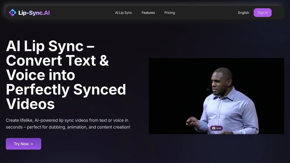 AI Lip Sync Generator