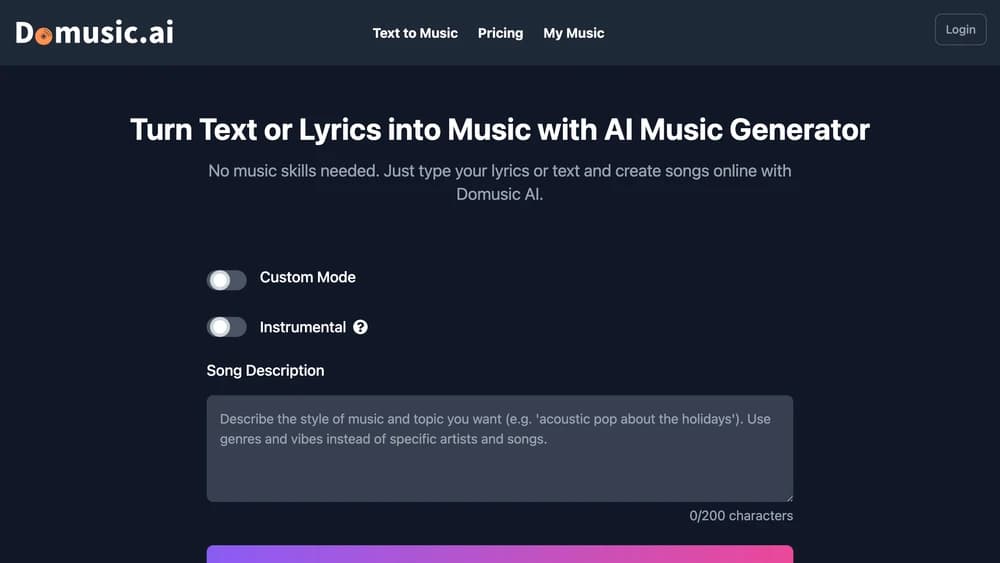 Domusic AI