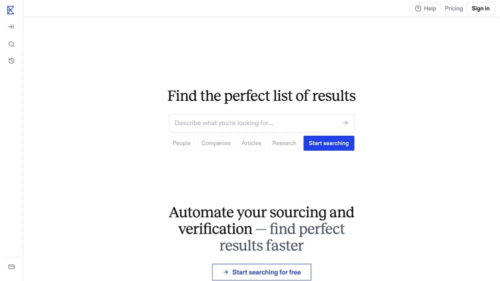 Exa Websets