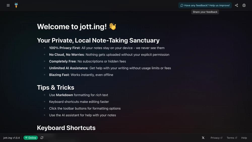 jott.ing