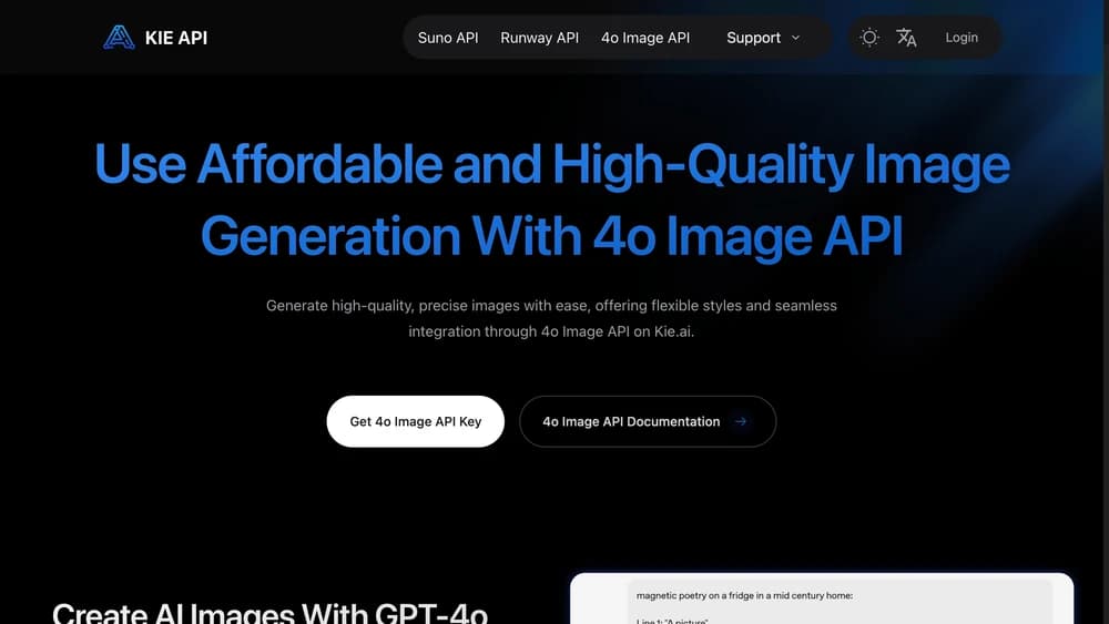 Kie.ai: Image API