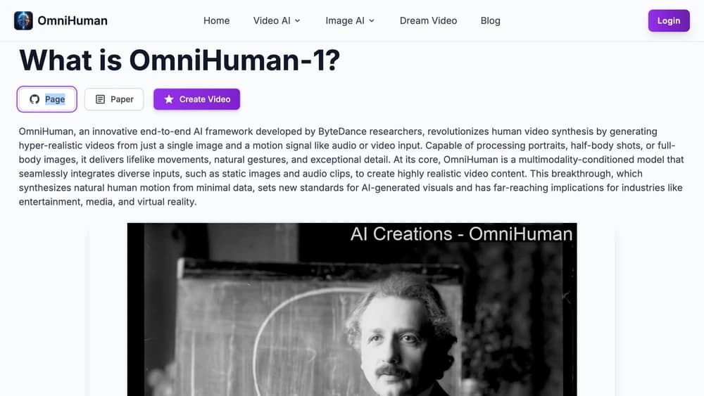 OmniHuman by ByteDance