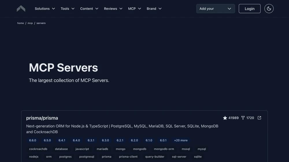 SERP MCP Server Directory