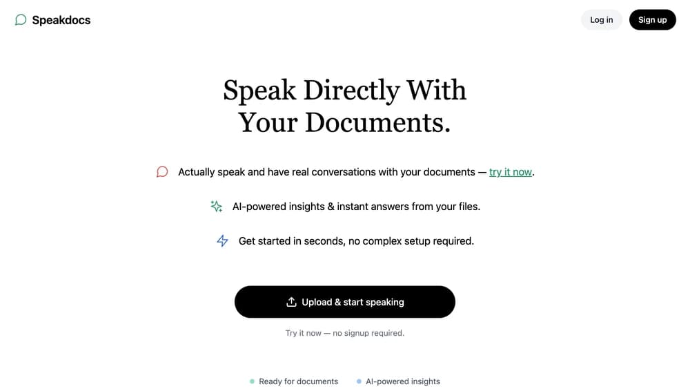 SpeakDocs