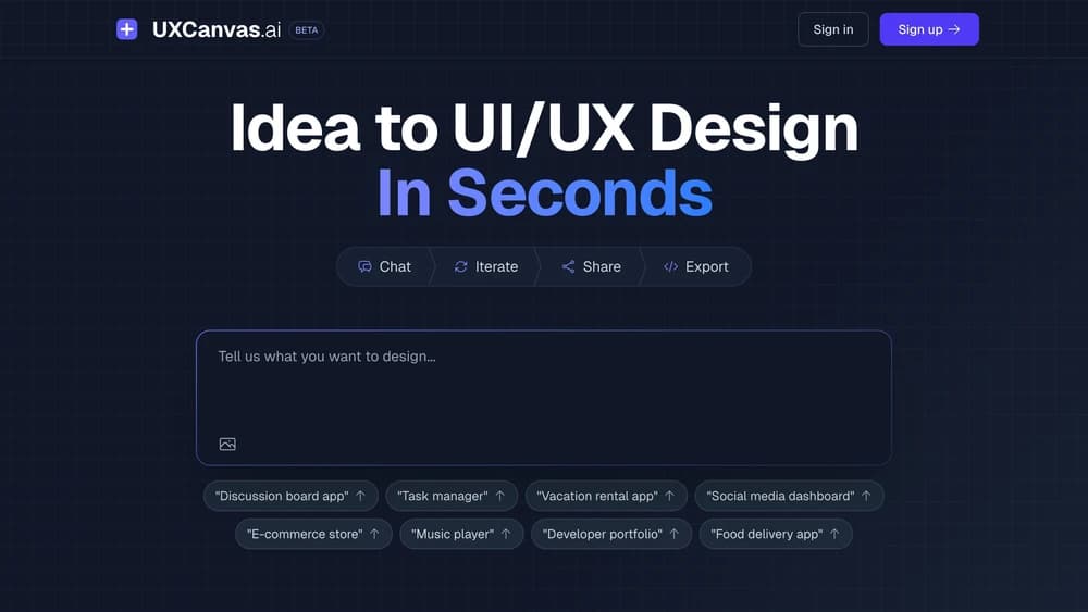 UX Canvas
