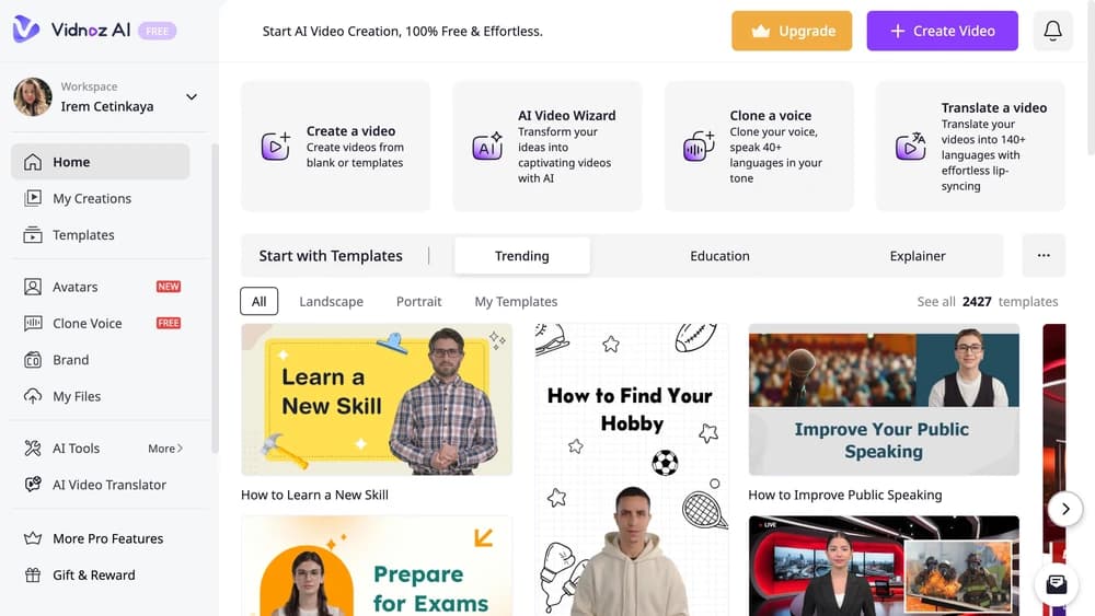 Vidnoz AI